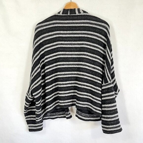 Madewell Striped Open Front Cardigan Oversized School Grandma Comfy Slouchy M/L - Picture 6 of 8